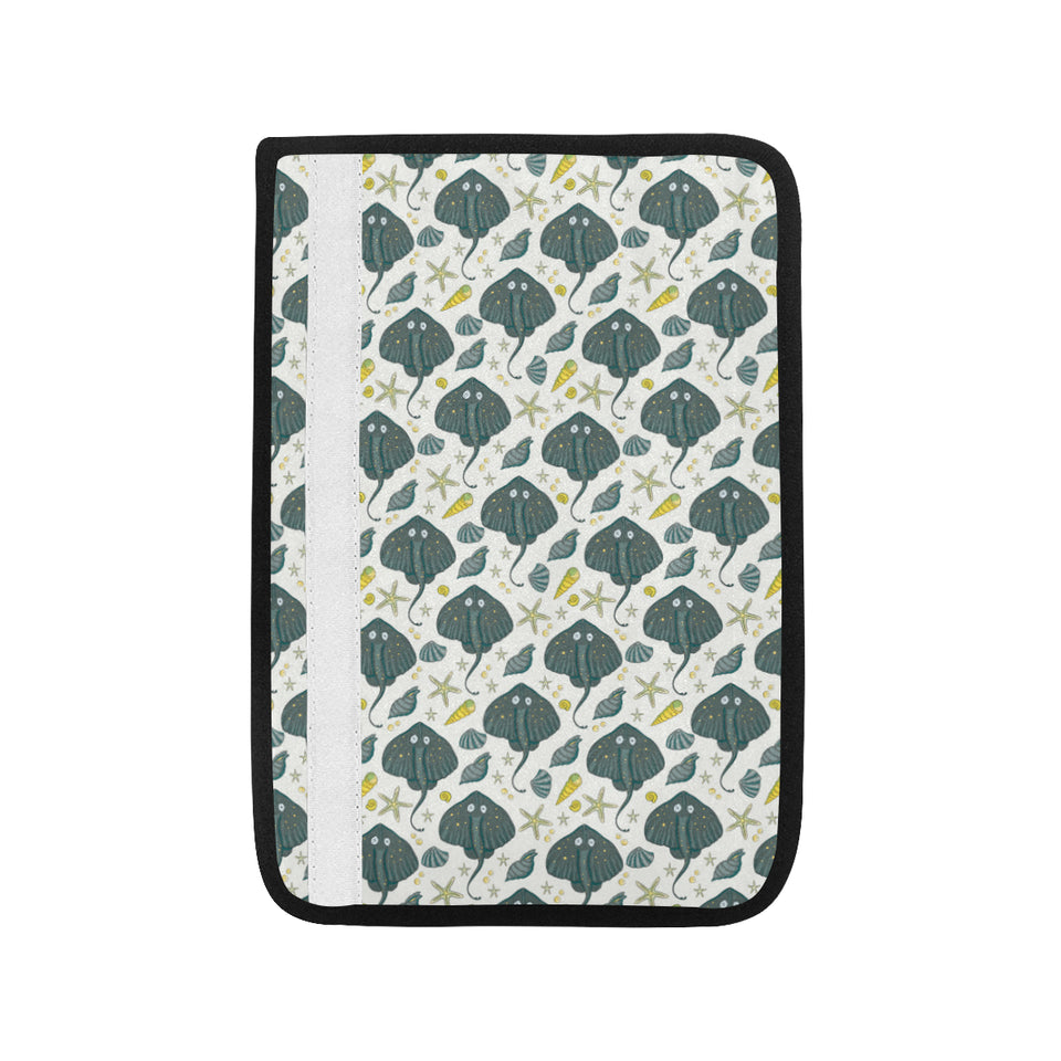 Stingray Pattern Print Design 03 Car Seat Belt Cover