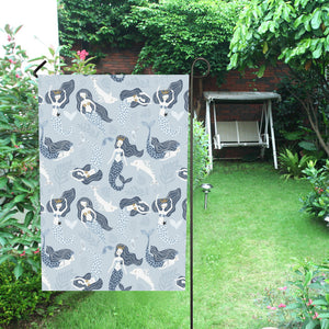 Mermaid Dolphin Pattern House Flag Garden Flag