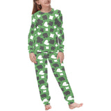 Casino Cards Suits Pattern Print Design 02 Kids' Boys' Girls' All Over Print Pajama Set