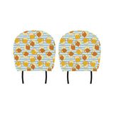 Beer Glass Pattern Car Headrest Cover