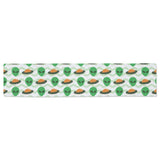 Alien Pattern Print Design 02 Table Runner