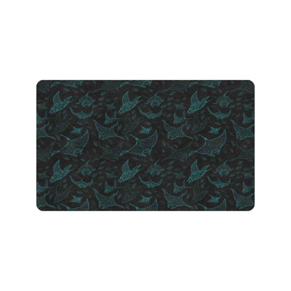 Stingray Pattern Print Design 02 Doormat