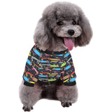 Skate Board Pattern Print Design 03 All Over Print Pet Dog Round Neck Fuzzy Shirt