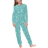 Math Pattern Print Design 05 Kids' Boys' Girls' All Over Print Pajama Set