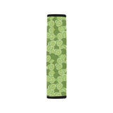 Lime Pattern Background Car Seat Belt Cover