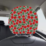 Cherry Leaves Pattern Car Headrest Cover