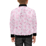 Tennis Pattern Print Design 02 Kids' Boys' Girls' Bomber Jacket