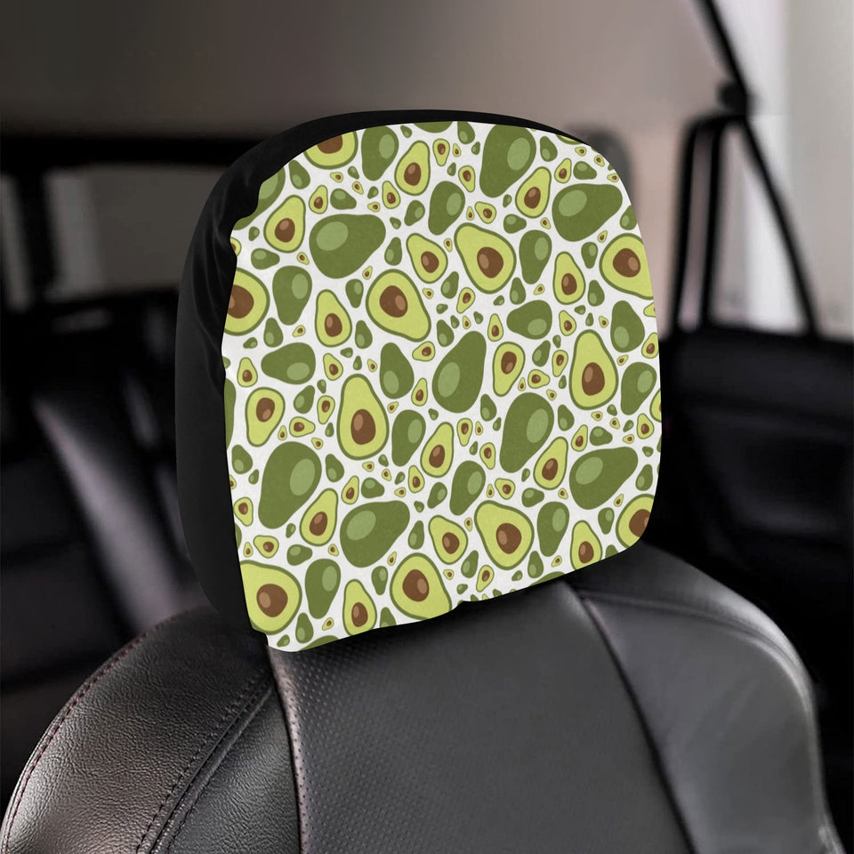 Avocado Pattern Car Headrest Cover