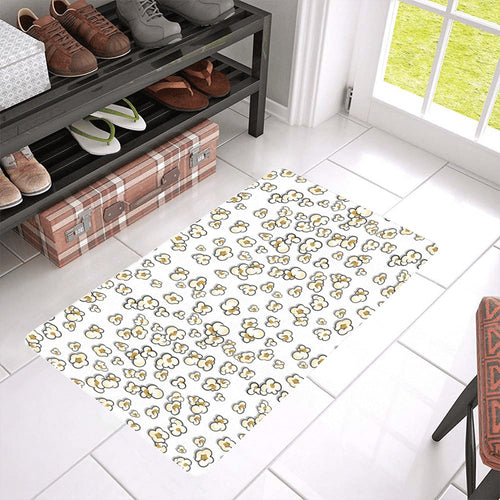 Popcorn Pattern Print Design 04 Doormat