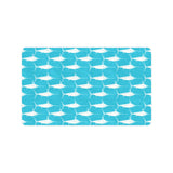 Swordfish Pattern Print Design 02 Doormat