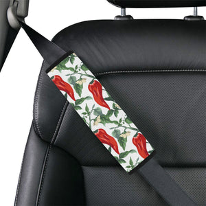 Chili Leaves Flower Pattern Car Seat Belt Cover