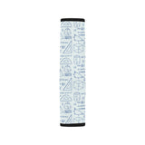 Math Pattern Print Design 03 Car Seat Belt Cover