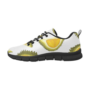 Durian Pattern Men's Sneakers Black