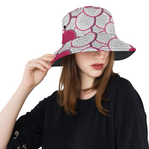 Sliced Dragon Fruit Pattern Unisex Bucket Hat