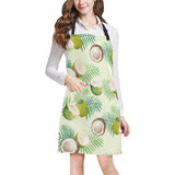 Coconut Pattern Print Design 03 Adjustable Apron