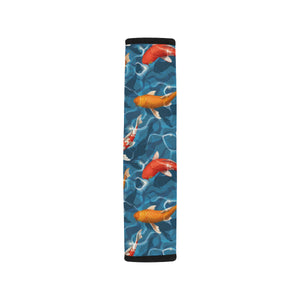 Koi Fish Carp Fish in Water Pattern Car Seat Belt Cover