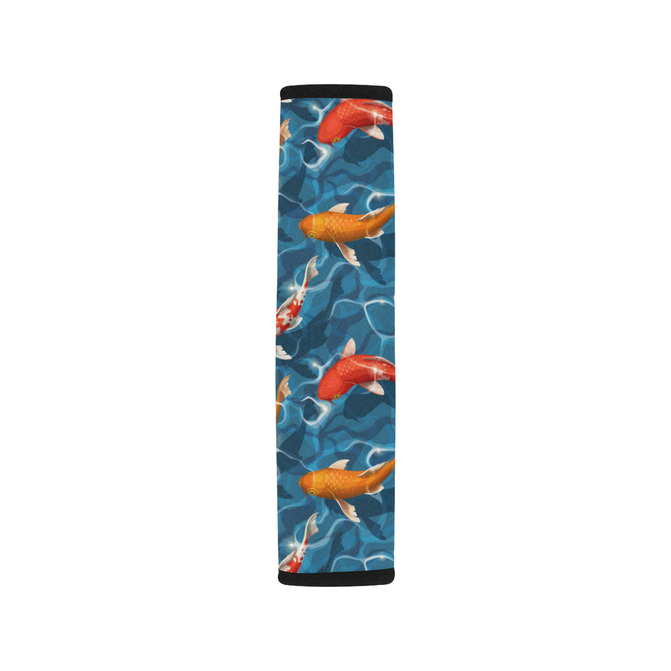 Koi Fish Carp Fish in Water Pattern Car Seat Belt Cover