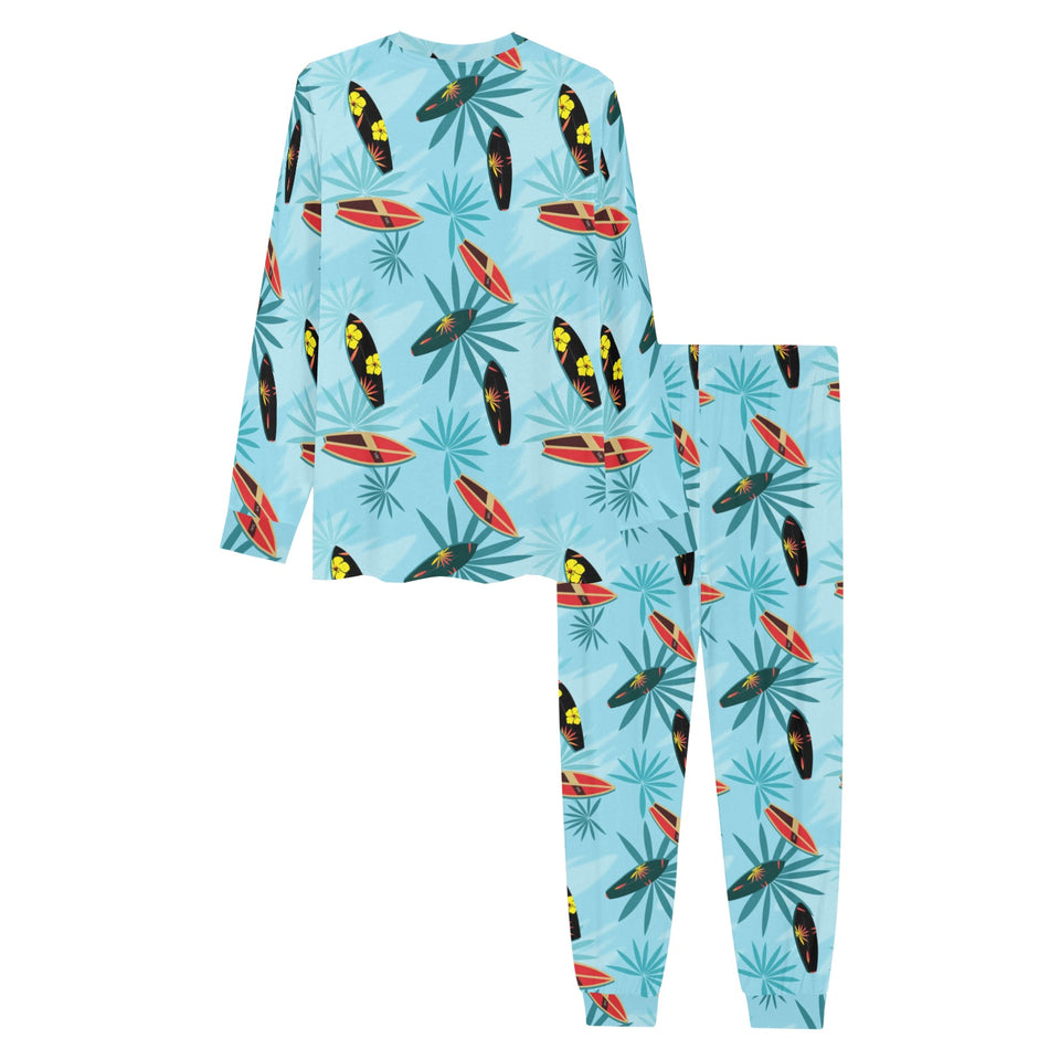 Surfboard Pattern Print Design 03 Men's All Over Print Pajama