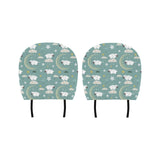 Sheep Sweet Dream Pattern Car Headrest Cover