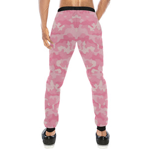 Pink Camo Camouflage Pattern Unisex Casual Sweatpants