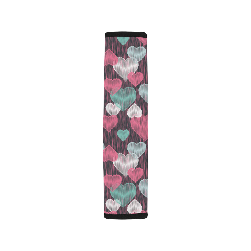 Decorative Heart Pattern Car Seat Belt Cover