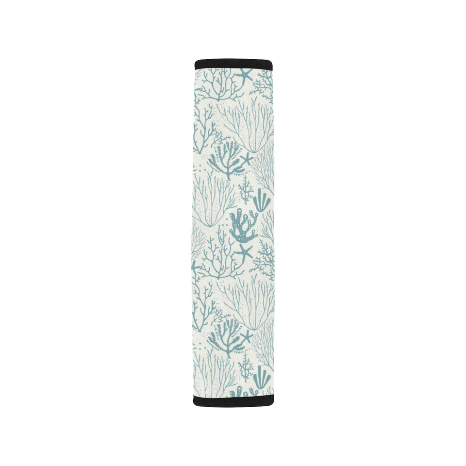 Coral Reef Pattern Print Design 02 Car Seat Belt Cover