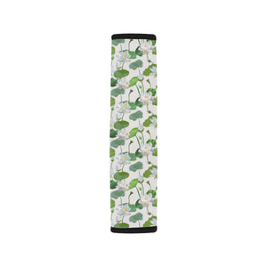 Lotus Waterlily Pattern Car Seat Belt Cover