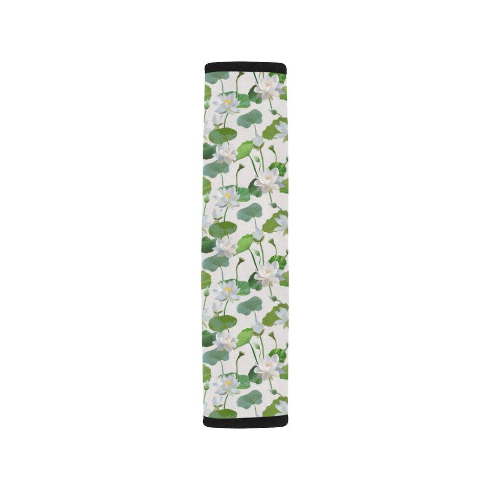 Lotus Waterlily Pattern Car Seat Belt Cover