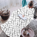 Engine Piston Random Pattern Print Design 04 Blanket Robe with Sleeves