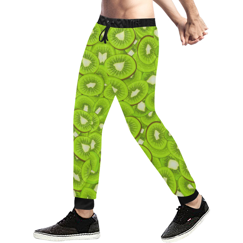 Sliced Kiwi Pattern Unisex Casual Sweatpants