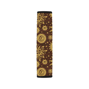 Hand Drawn Sun Pattern Car Seat Belt Cover