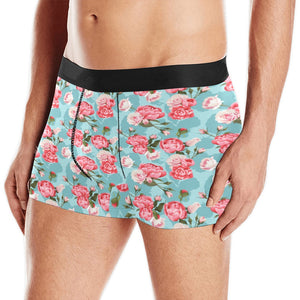 Rose Pattern Print Design 03 Men's All Over Print Boxer Briefs Men's Underwear