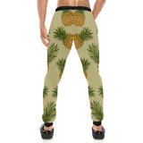 Pineapple Pattern Pokka Dot Background Unisex Casual Sweatpants