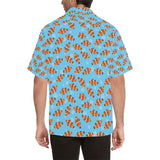 Clown Fish Pattern Print Design 05 Men's All Over Print Hawaiian Shirt (Model T58)