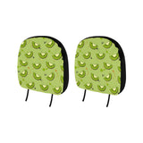 Kiwi Pattern Background Car Headrest Cover