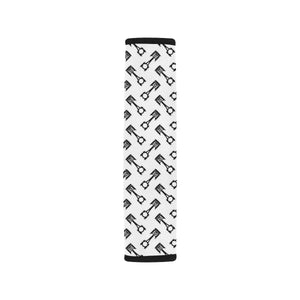 Engine Piston Theme Background Pattern Print Desig Car Seat Belt Cover