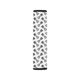 Engine Piston Theme Background Pattern Print Desig Car Seat Belt Cover