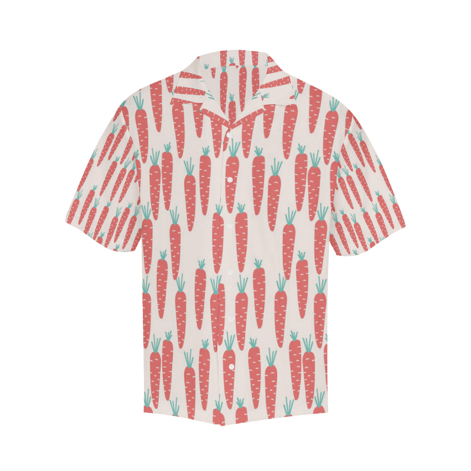 Carrot Pattern Print Design 01 Men's All Over Print Hawaiian Shirt (Model T58)