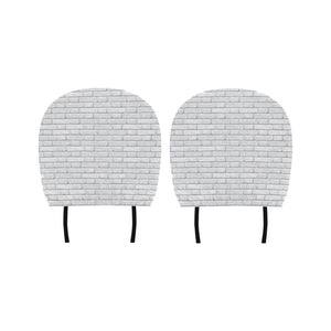 Brick Printed Pattern Print Design 05 Car Headrest Cover