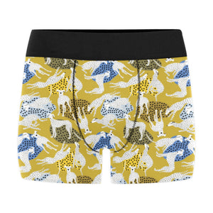 Greyhound Pattern Print Design 02 Men's All Over Print Boxer Briefs Men's Underwear