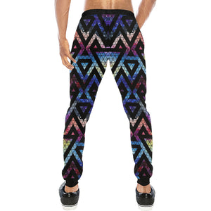 Space Colorful Tribal Galaxy Pattern Unisex Casual Sweatpants