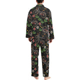 Bicycle Pattern Print Design 03 Men's Long Pajama Set