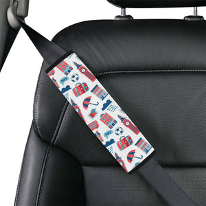 British Pattern Print Design 05 Car Seat Belt Cover