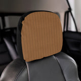 Wood Printed Pattern Print Design 03 Car Headrest Cover