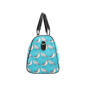 Seagull Pattern Print Design 02 Travel Bag