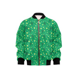 Tennis Pattern Print Design 03 Kids' Boys' Girls' Bomber Jacket