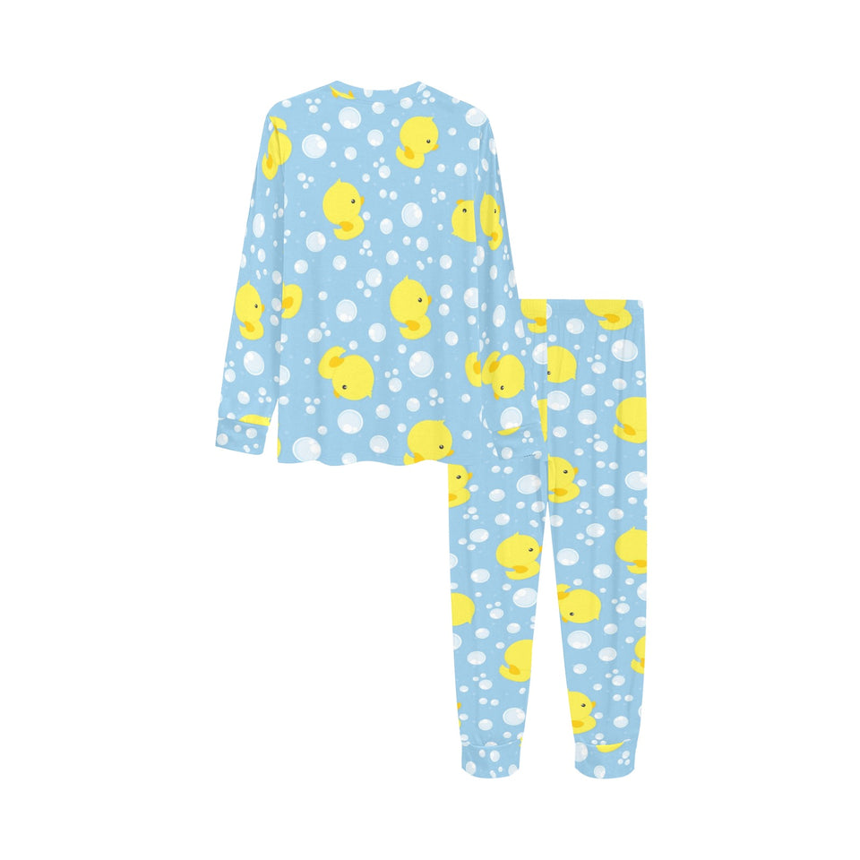 Duck Pattern Print Design 02 Kids' Boys' Girls' All Over Print Pajama Set