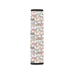 Shiba Inu Pattern Car Seat Belt Cover