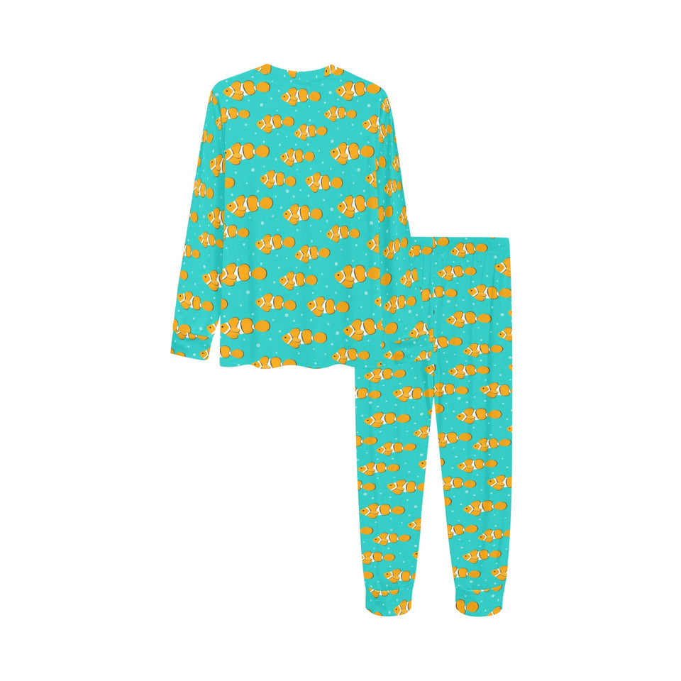 Clown Fish Pattern Print Design 02 Kids' Boys' Girls' All Over Print Pajama Set