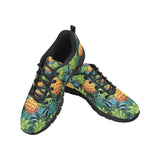 Pineapple Pattern Men's Sneakers Black